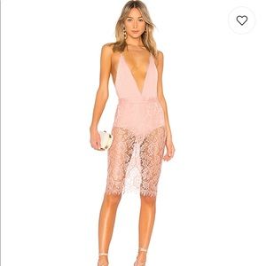 x REVOLVE Adrian Dress in Blush Michael Costello